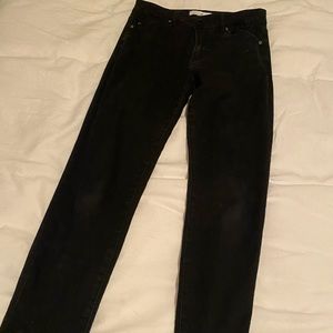 Frayed Black Skinny Jeans